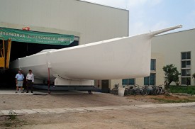 Shrinkwrapped Boat