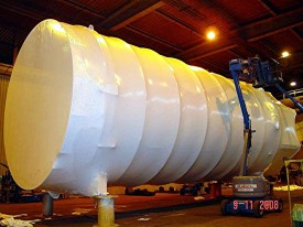 Large Vessel Shrinkwrapped