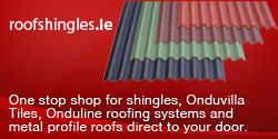 Roof Shingles Irl. One of the largest importers and distributors of Bituminous Roof Shingles in Ireland.
